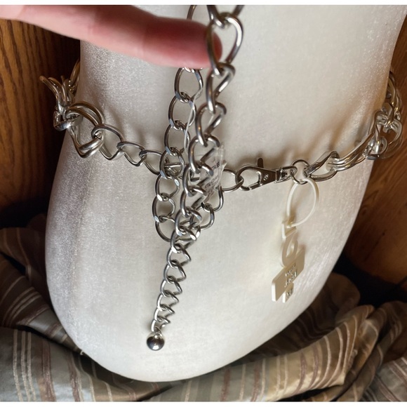 apt.9’s Silver Chain Belt; Adjustable Size 2X - Picture 3 of 5